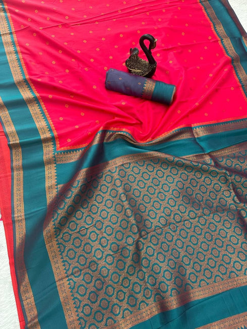 Vasthrlay Banarasi Soft Saree