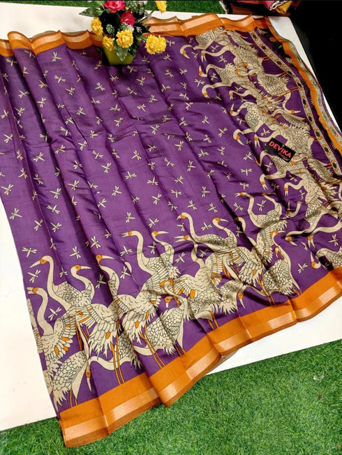 Vasthrlay Printed Lightweight Traditional