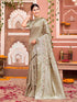 Vasthrlay Banarasi Weaving Peach Saree