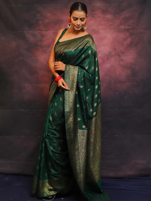 Vsathrlay Saree Kanjivaram Silk Pari Purple