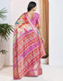 Vasthrlay Womens Printed Unstitched Beige Saree