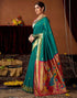 Vasthrlay Womens Paithani Unstitched Pink Saree