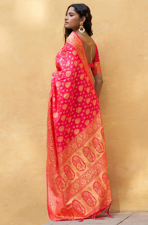 Vasthrlay Banarasi Unstitched Saree