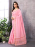 VasthrlayBoarder Unstitched Orange Free Ethnic Wear