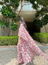 Vasthrlay Maroon Printed Unstitched Saree