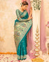 Vasthrlay Weaving Paithani Unstitched Pink Saree