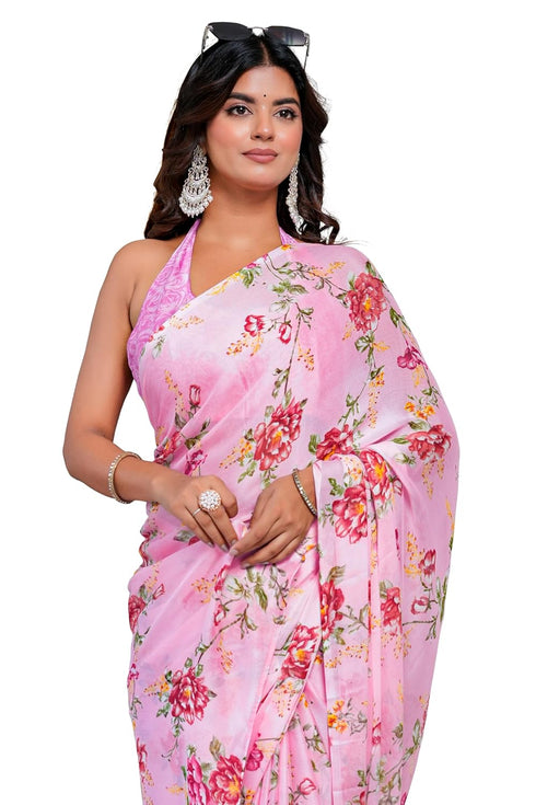 Vasthrlay Fashion Chiffon Georgette Dusty Ethnic Wear