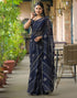 Vasthrlay Georgette Bandhani Unstitched Maroon Saree