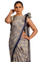 Vasthrlay Fashion Chiffon Geometric Printed Ethnic Wear