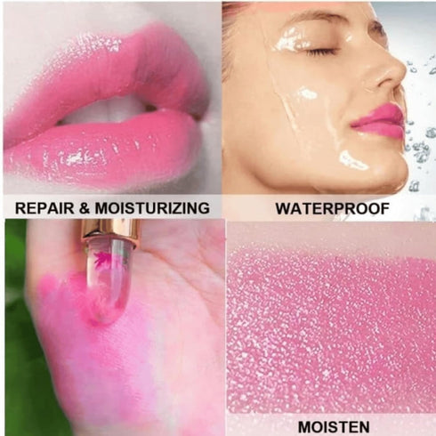 Crystal Jelly Flower Lip Balm