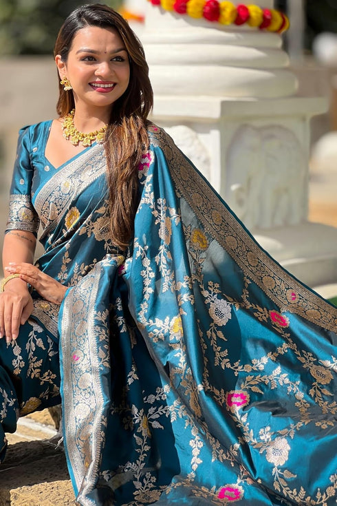 Vasthrlay Kanjivaram Blouse Purple Ethnic Wear
