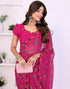 Vasthrlay Georgette Printed Jacquard Material Ethnic Wear