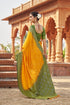 Vasthrlay Kanjivaram Unstitched Jacquard Stylish Saree