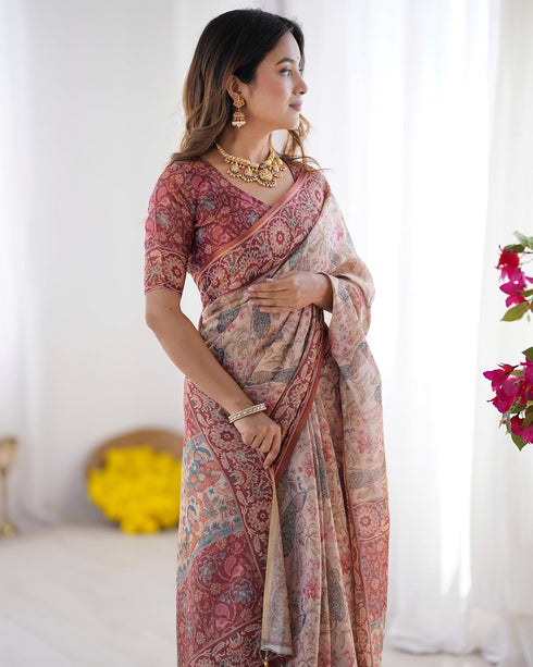 Vasthrlay Handloom Cotton Traditional Saree