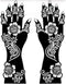 Mehndi Stickers for Hands, Small Size