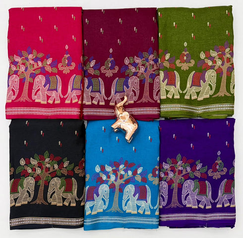 Vasthrlay Beautiful Floral Weaving