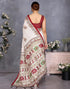 Vasthrlay Printed Unstitched Saree Az Ya Shaadi