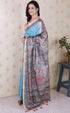 Vasthrlay Printed Unstitched Lavender Ethnic Wear
