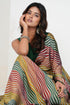 Vasthrlay Fashion Chiffon Georgette Teal Ethnic Wear