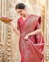 Vasthrlay Womens Weaving Unstitched Light Green Saree