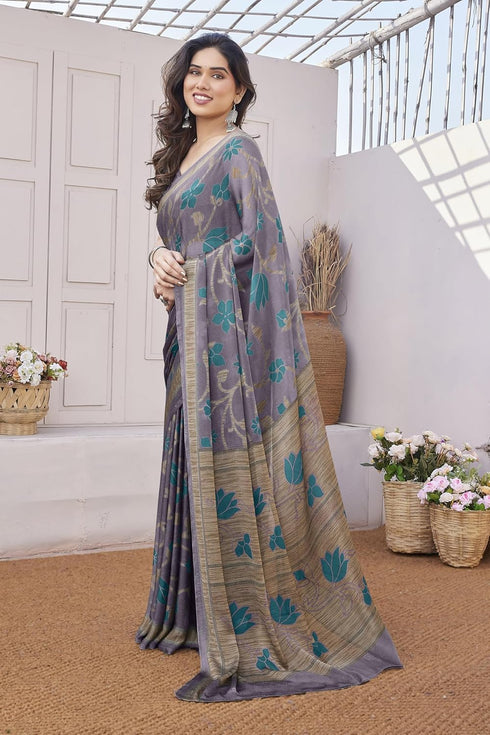 Vasthrlay Fashion Chiffon Printed Ethnic Wear