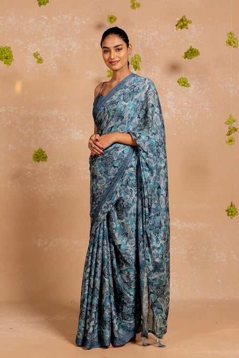 Vasthrlay Fashion Chiffon Printed Ethnic Wear