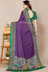 Vasthrlay Fashion Chiffon Georgette Teal Ethnic Wear