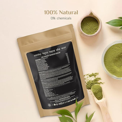 Ashpveda Natural Hair Black Colour