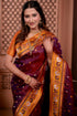 Vasthrlay Kanjivaram Unstitched Mahendi Ethnic Wear
