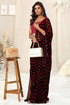 Vasthrlay Fashion Georgette Stripes Printed Ethnic Wear