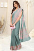 Vasthrlay Fashion Chiffon Abstrect Printed Ethnic Wear
