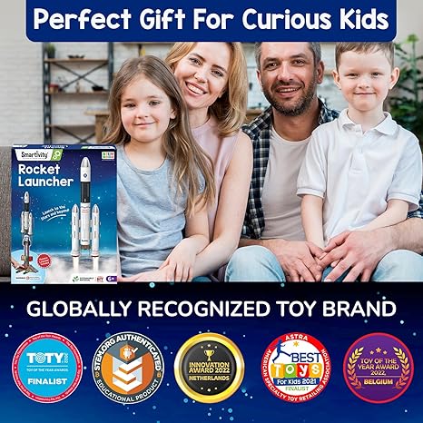 Smartivity Rocket Launcher Kit for Kids 6-12 Years