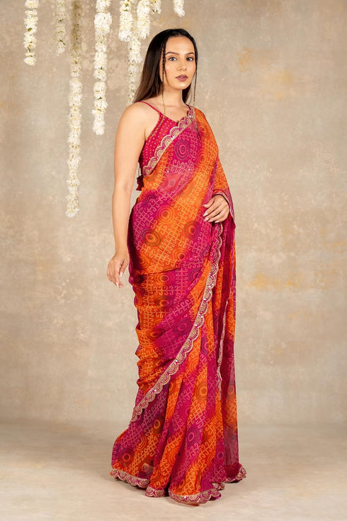 Vasthrlay Sourbh Georgette Plastic Turquoise Ethnic Wear