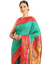 Vasthrlay Paithani Orange Saree