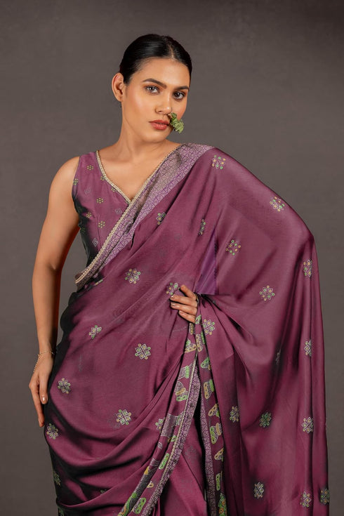 Vasthrlay Fashion Chiffon Georgette Printed Ethnic Wear