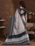 Vasthrlay Weaving Printed Beige Saree