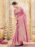 Vasthrlay Banarasi Weaving Mint Saree