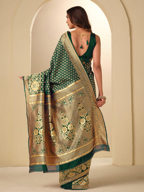 Vasthrlay Banarasi Woven Saree