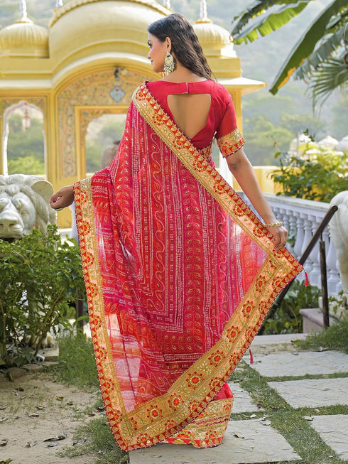 Vasthrlay Georgette Grey Saree