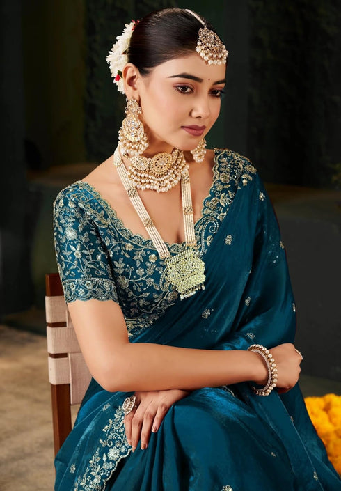 Vasthrlay Embroidered Traditional Embellished Applique Bollywood