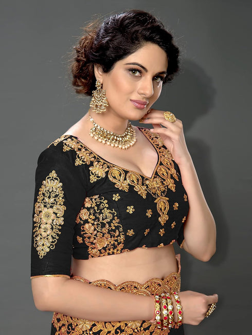 Vasthrlay Heavy Embroidery Saree