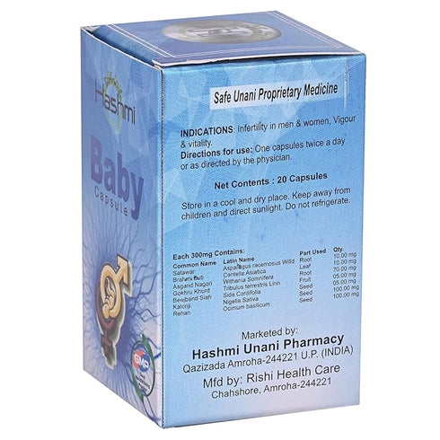 Hashmi Pharmacy Baby Capsules for Men