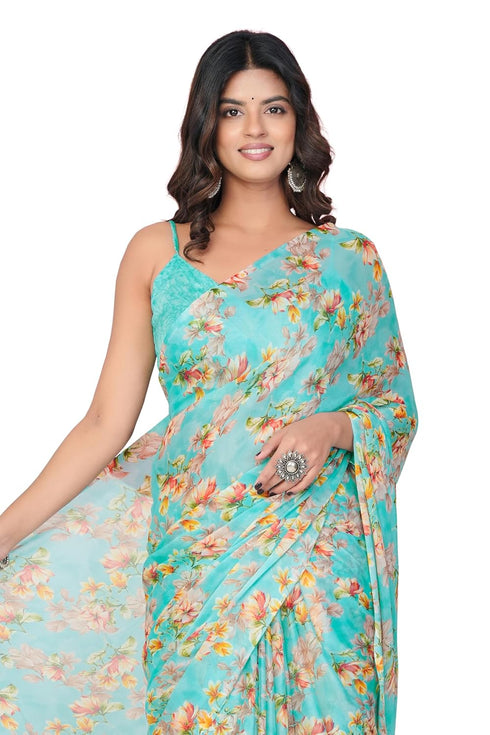 Vasthrlay Fashion Chiffon Georgette Dusty Ethnic Wear