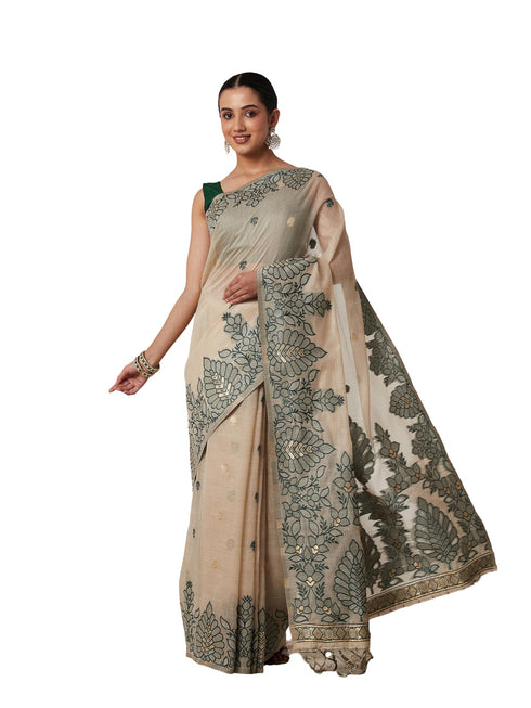 Vasthrlay Cotton Unstitched Saree