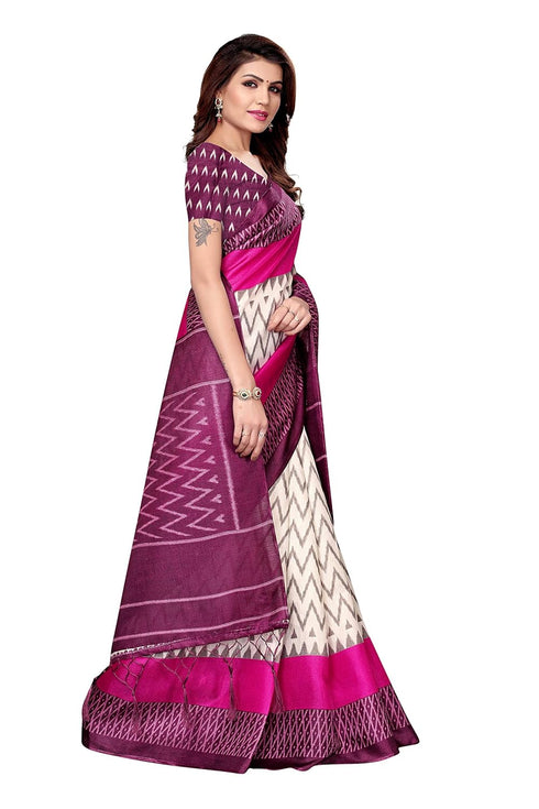 Vasthrlay Blouse Piece Saree Sdpl Insta Wine Fs