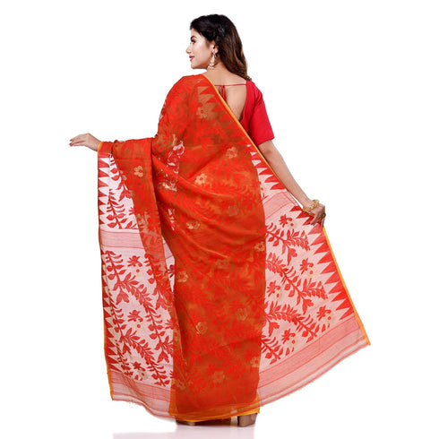 Vasthrlay Bengal Cotton `s Handloom Jamdani