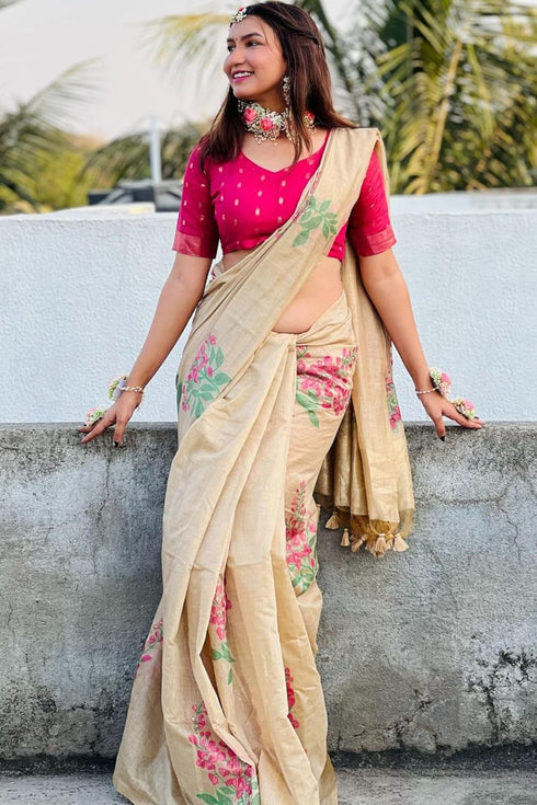 Vasthrlay Kanjivaram Cotton Blouse Ethnic Wear