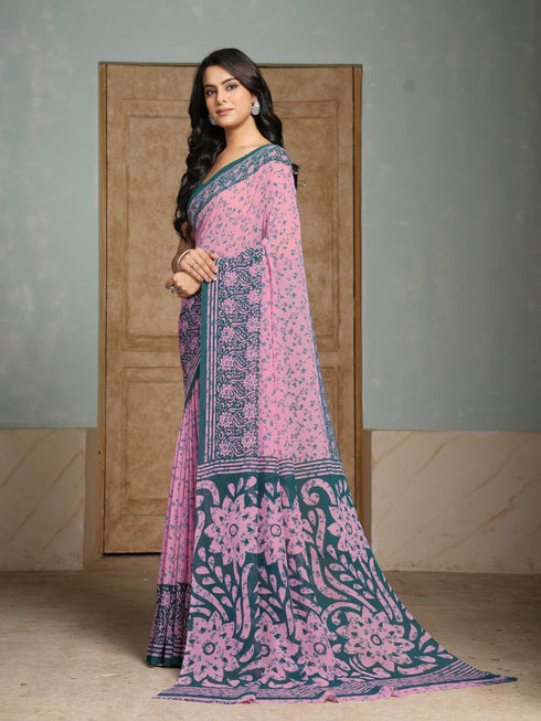 Vasthrlay Georgette Floral Saree