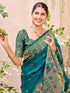 Vasthrlay Paithani Weaving Green Saree