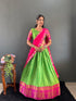 Vasthrlay Traditional Banarasi Contrasting Lemonrama